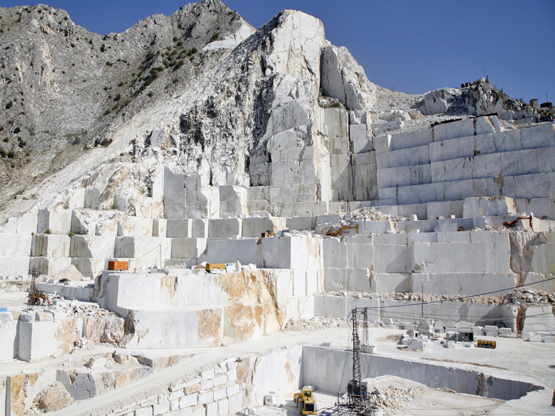 Steinbruch in Carrara
