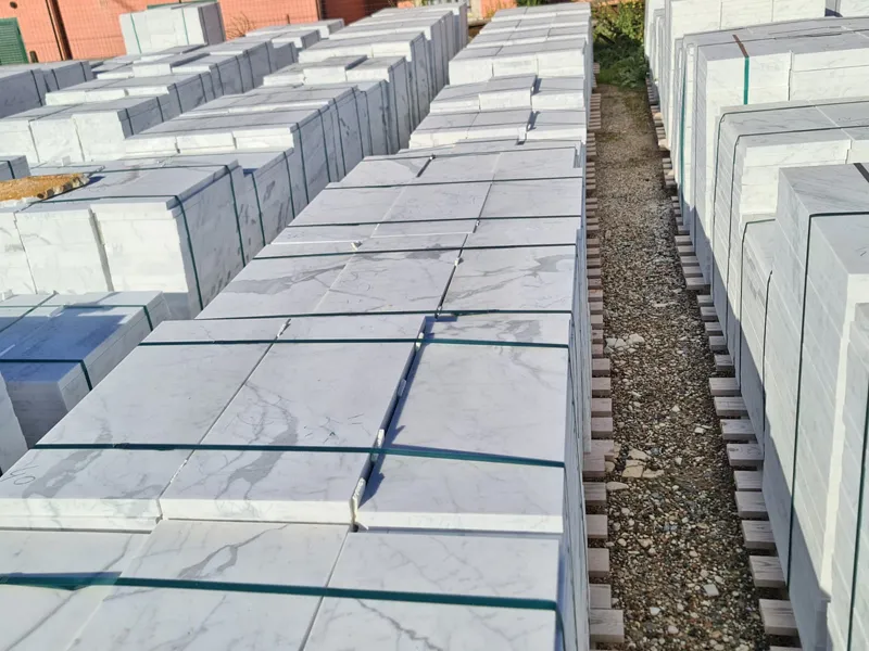 Naturstein-Lager in Carrara